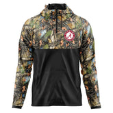 Hide The Tide - Tree Tide™ Camo Vintage A Quarter Zip Windbreaker